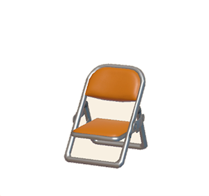 Orange Folding chair