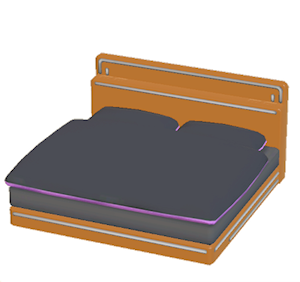 Brown Gaming bed