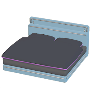 Gray Gaming bed