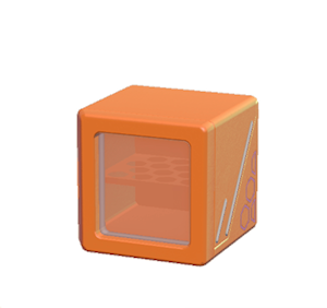 Orange Gaming fridge