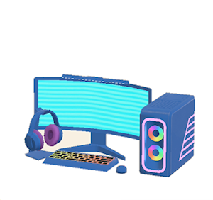 Navy Gaming PC