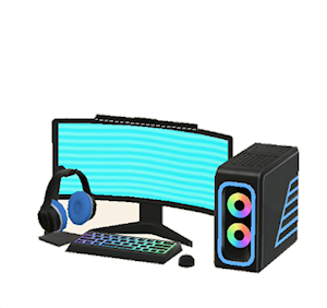 Navy Gaming PC