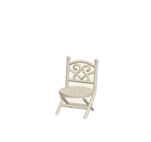 White Garden chair