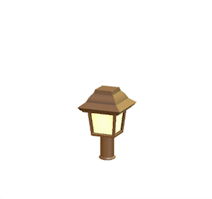 Brown Garden light