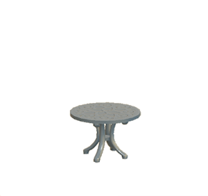 Gray Garden table
