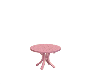 Pink Garden table