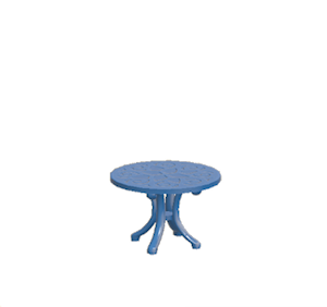 Blue Garden table