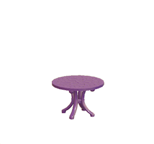 Purple Garden table