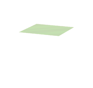 Green Glass pane (horizontal)