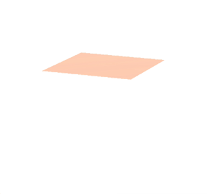 Orange Glass pane (horizontal)