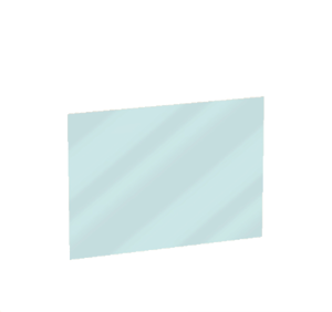 None Glass pane (sloped)