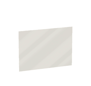 White Glass pane (sloped)