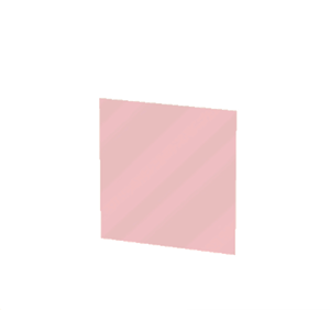 Rose Glass pane