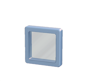 Cyan Glass window
