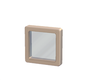 Beige Glass window