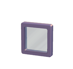 Plum Glass window