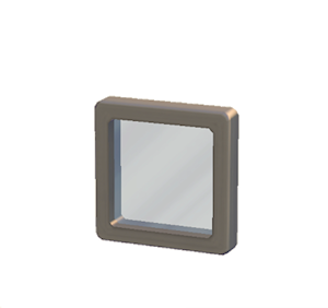 Black Glass window