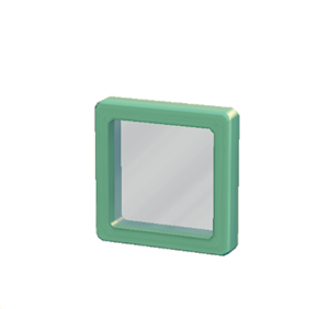 Aquamarine Glass window