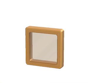 Beige Glass window
