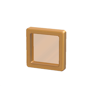 Orange Glass window