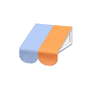 Cyan Glossy awning