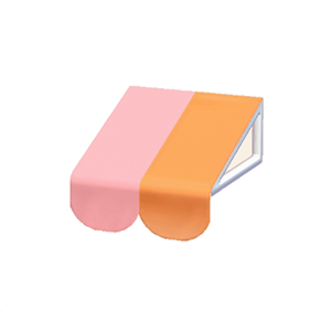 Pink Glossy awning