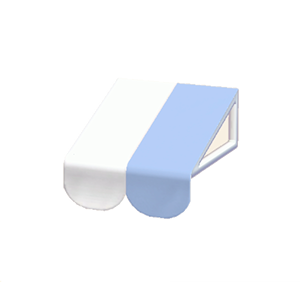 Cyan Glossy awning