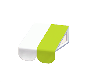 Lime Glossy awning
