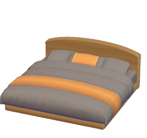 Beige Guest-room bed