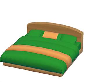 Green Guest-room bed