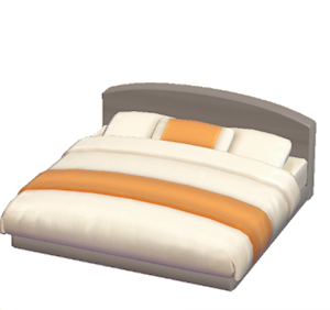 Beige Guest-room bed