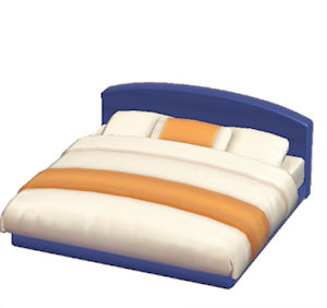 Navy Guest-room bed