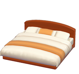 Red Guest-room bed