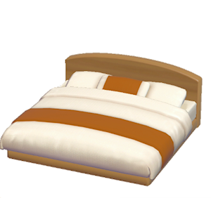 Orange Guest-room bed