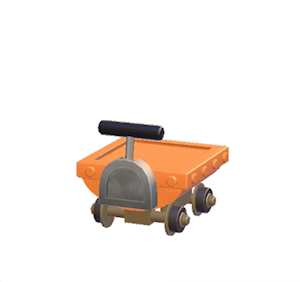 Orange Handcar