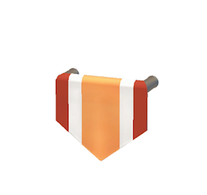 Red Hanging banner