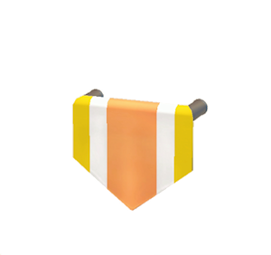 Yellow Hanging banner
