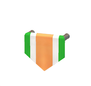 Green Hanging banner