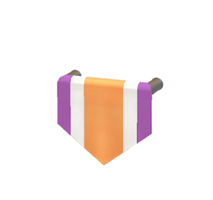 Purple Hanging banner