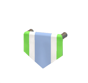 Cyan Hanging banner