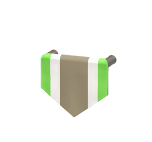 Beige Hanging banner