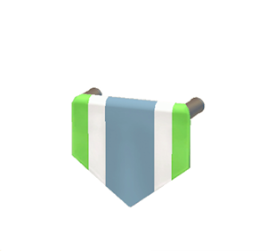 Gray Hanging banner