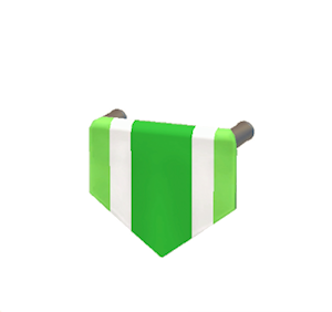 Green Hanging banner