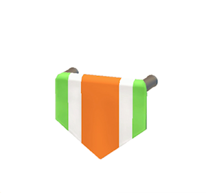 Orange Hanging banner
