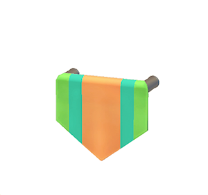 Aquamarine Hanging banner