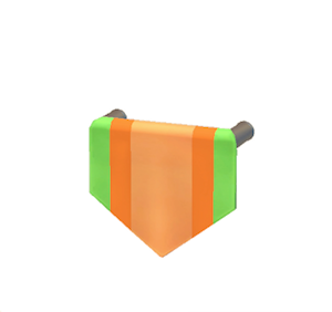 Orange Hanging banner