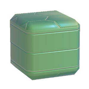 Green Hexagonal flooring