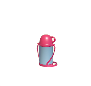 Gray Hoppip water bottle