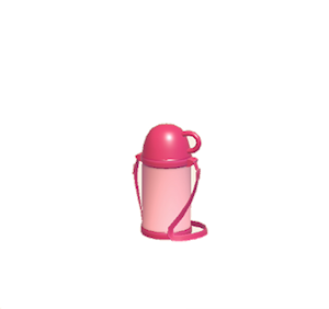 Pink Hoppip water bottle