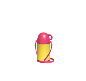 Yellow Hoppip water bottle